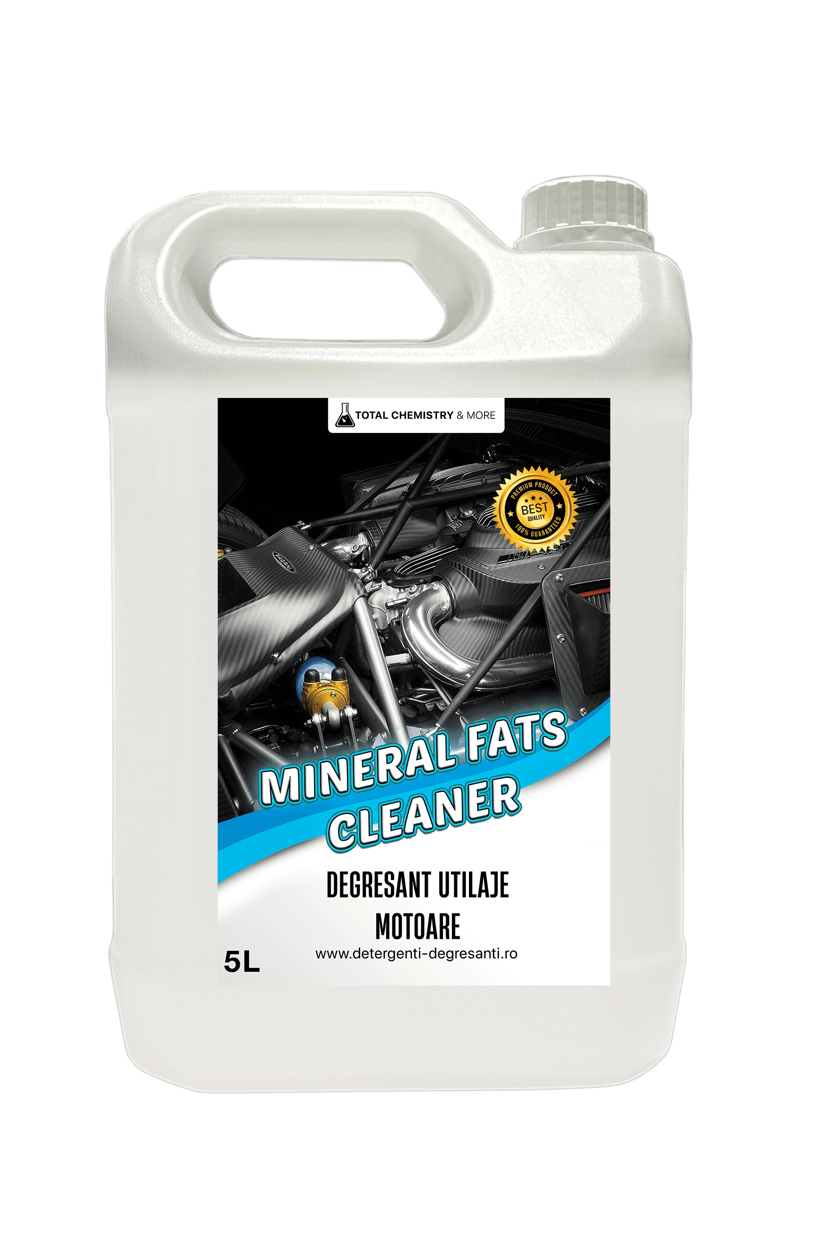 DEGRESANTUTILAJEMOTOARE-sticla5L DEGRESANT UTILAJE MOTOARE - MINERAL FATS CLEANER - imagine 1